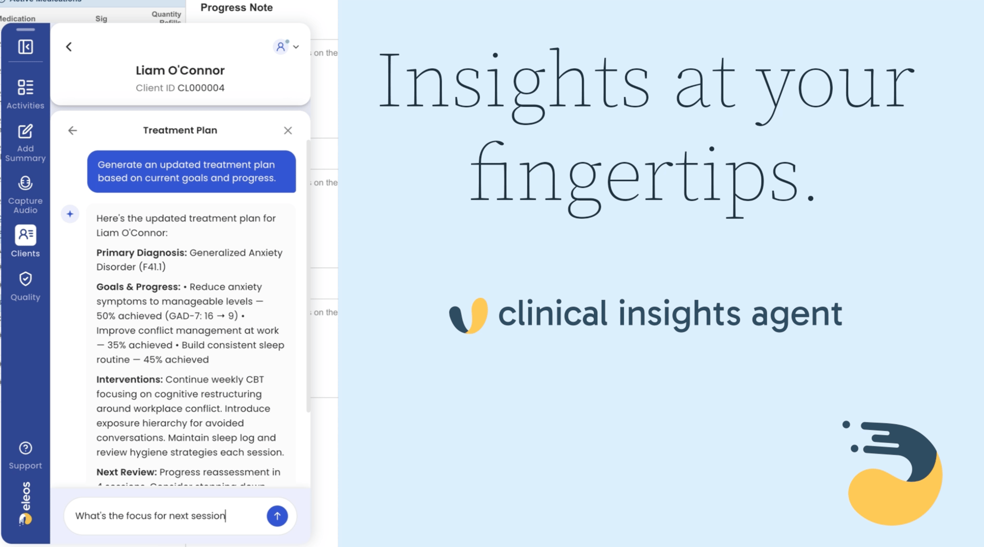 Clinical insights agent